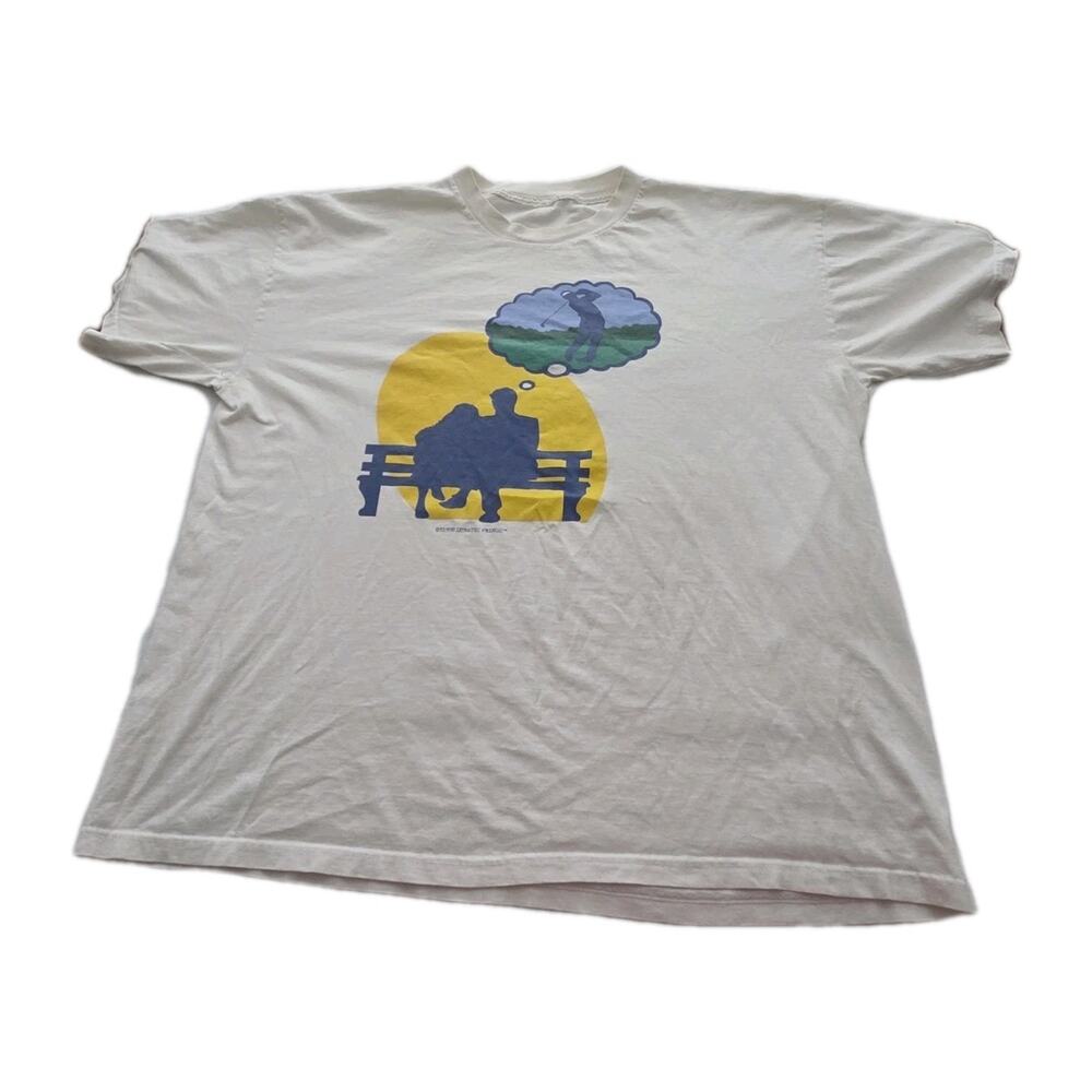 Vintage 90’s Golf Humor Funny Graphic Shirt Size XL Dream 1998 Lunatic Fringe